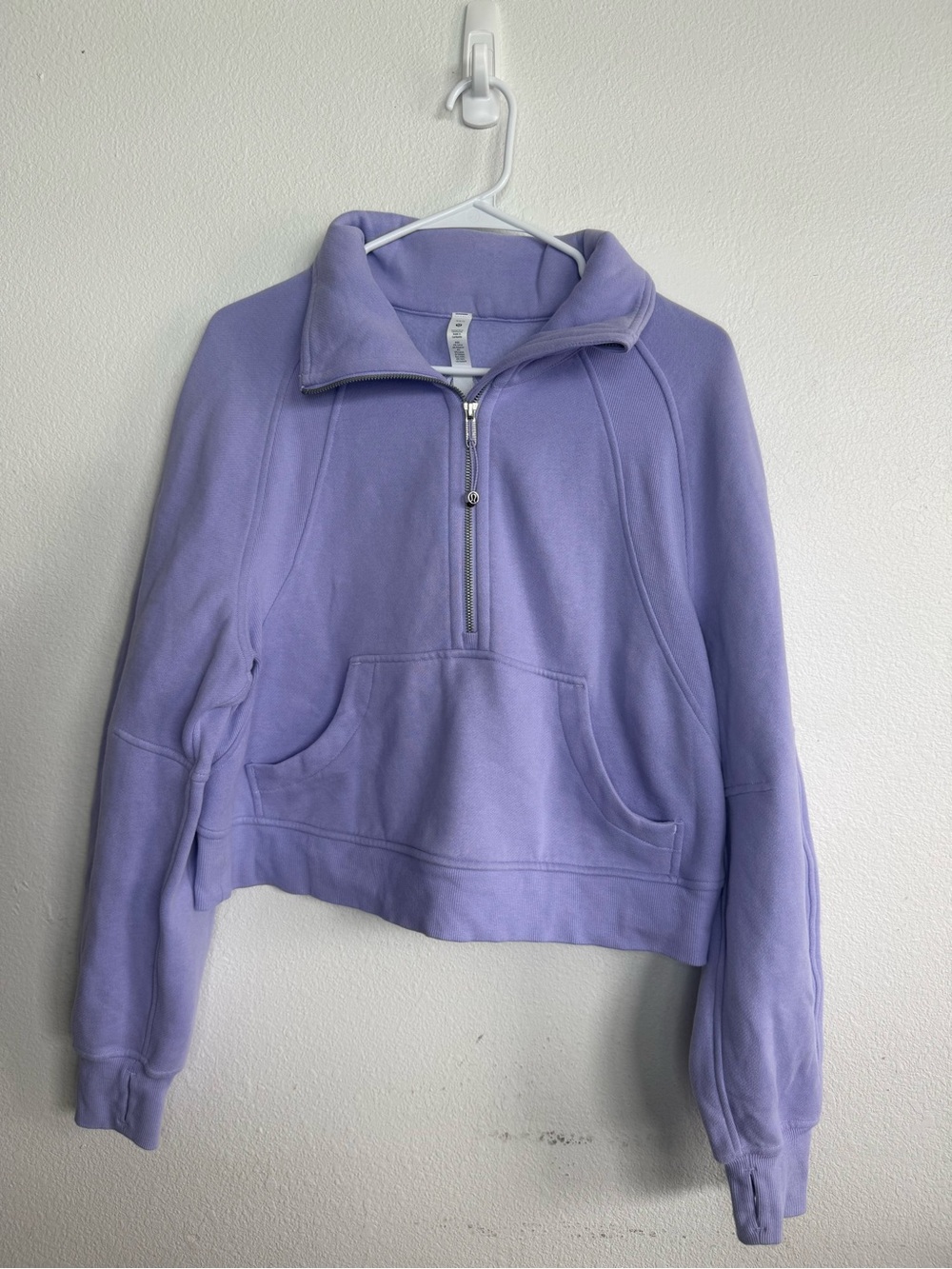 lululemon athletica Lavender Quarter-Zip Pullover